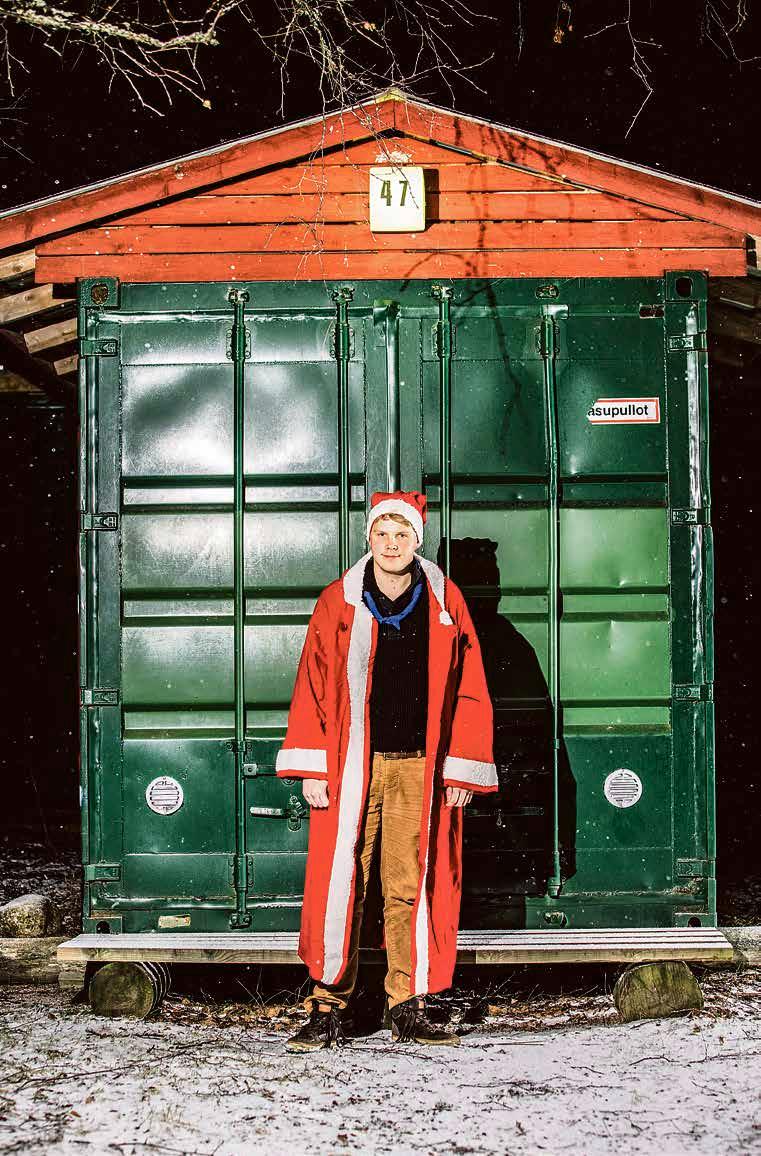 Janne Lehtimäki päätyi joulupukin tehtävään partioharrastuksensa kautta.