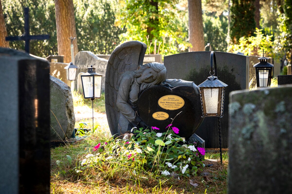 Malmin hautausmaa, Helsinki. Kuvattu lokakuussa 2026.