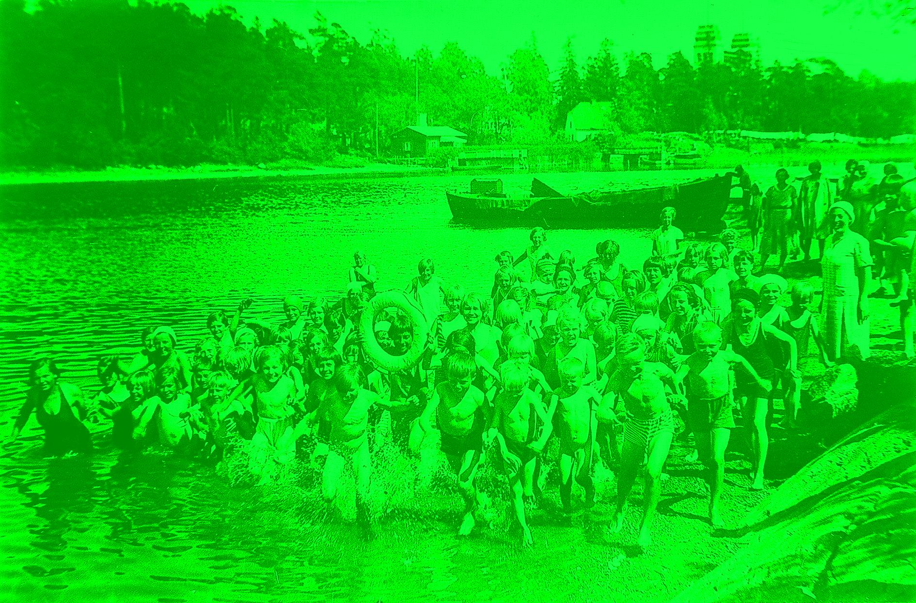 Lasten kesäsiirtola toimi Mäntysaaressa Helsingissä vuodesta 1917.