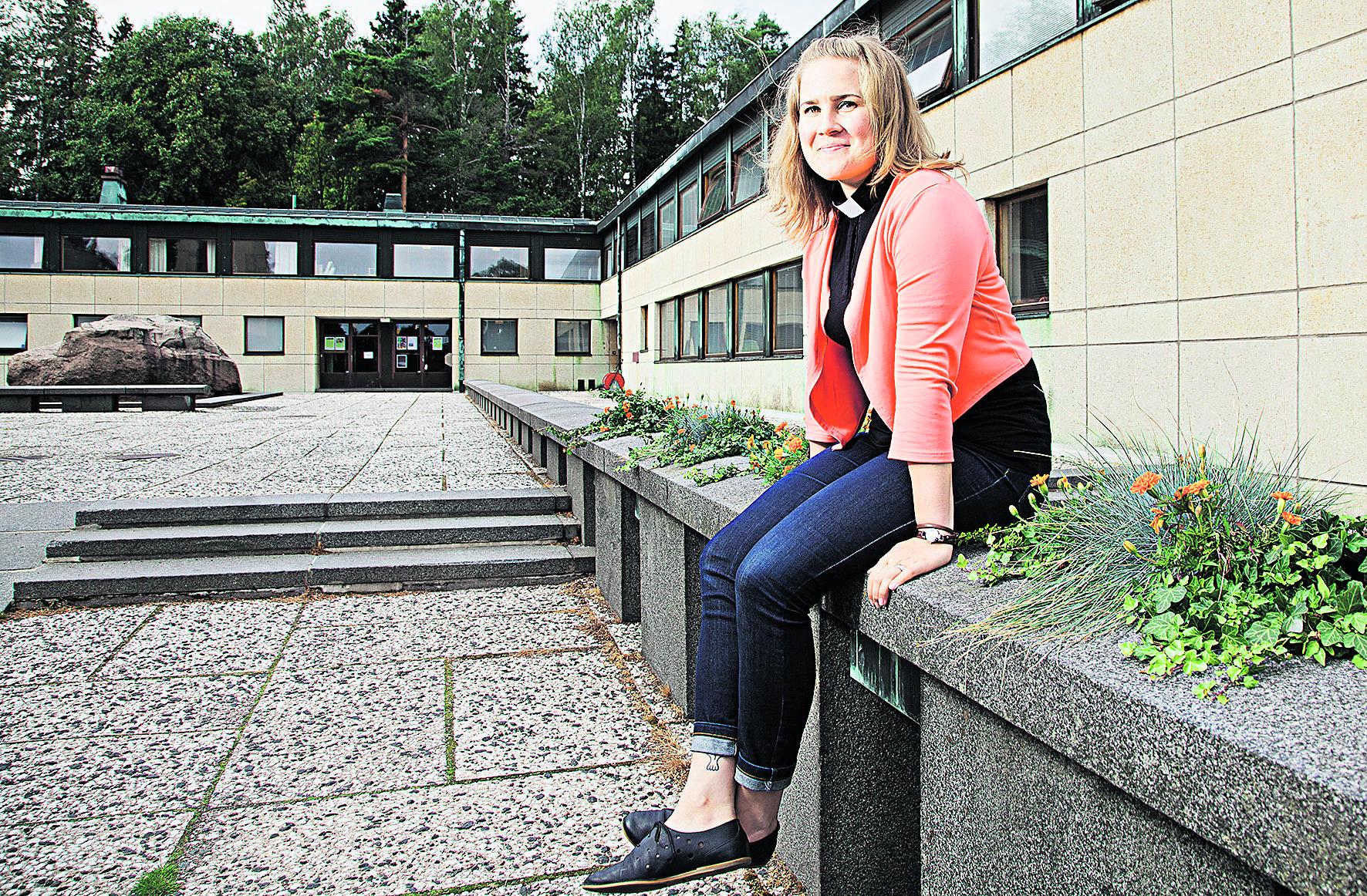 Kasvot. Marjut Mularin mielestä kirkko on vapaaehtoistensa näköinen.