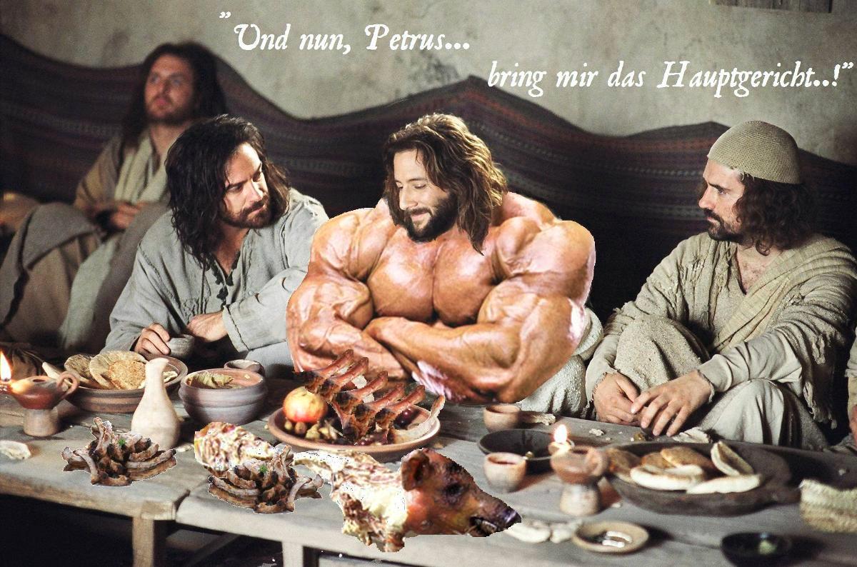 Huumorisivustolla Jeesus ja muut Raamatun hahmot ovat saaneet lisää massaa. Kuva: -