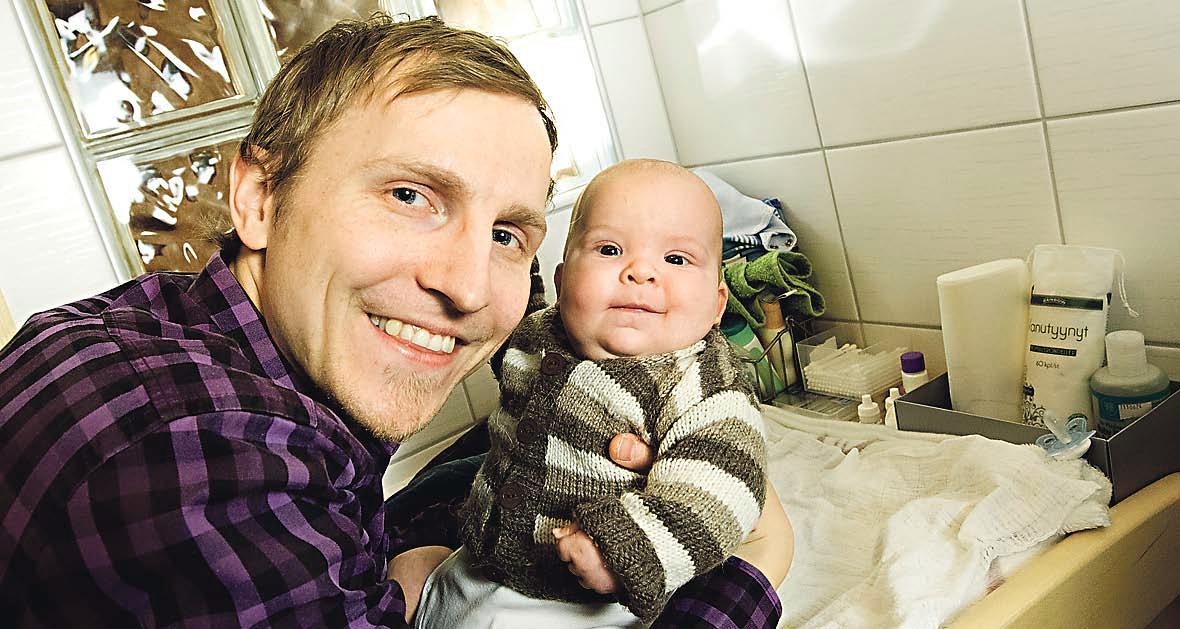 Ariel Neulaniemi, 29, on Radio Dein aamujuontaja ja tuore isä.