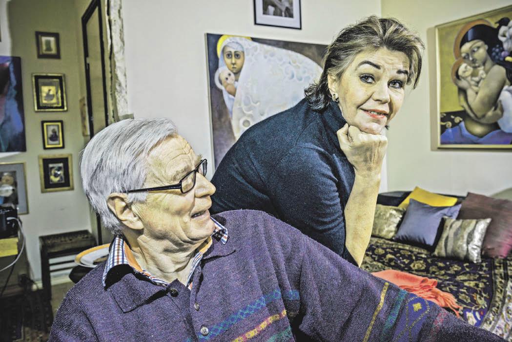 Isovanhemmuus on ollut yksi vanhenemisen valoisista puolista sekä Leif Fredrikssonille että Riikka Juvoselle.