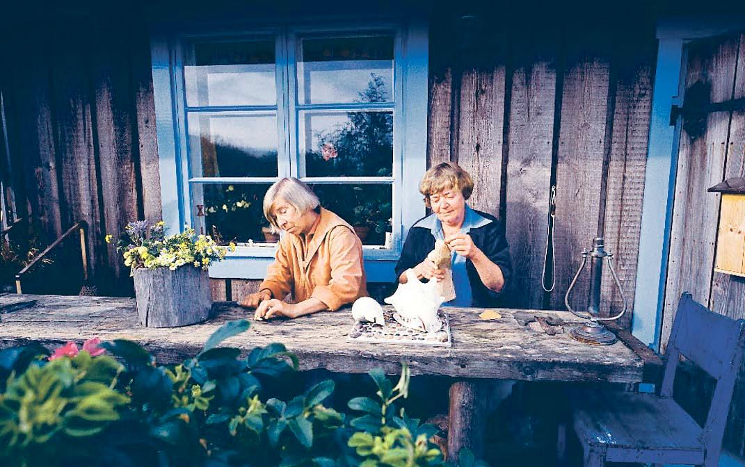 Klovharun saari oli rakas paikka Tove Janssonille ja Tuulikki Pietilälle.