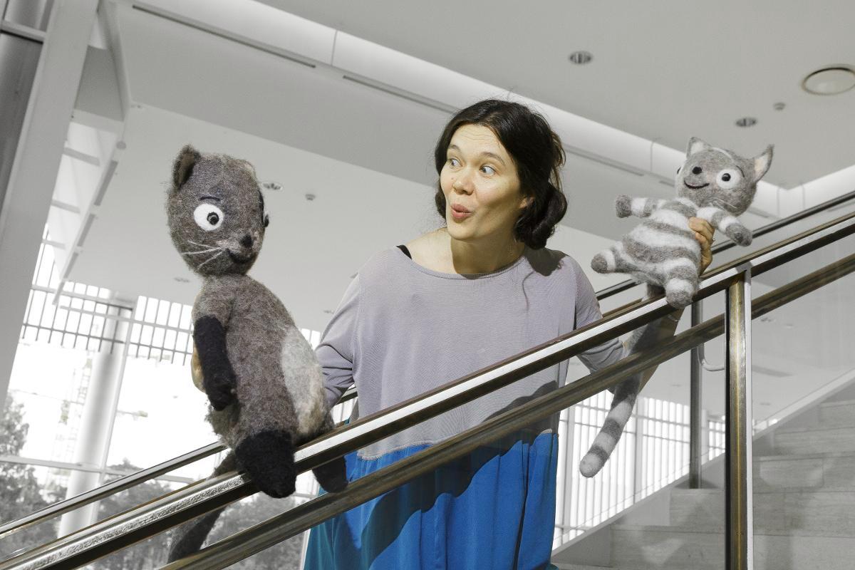 Mari Rissanen, Viksu ja Viiksi kutsuvat mukaan Kutitus-festivaaleille 30.9.–4.10. Kuva: Patrik Lindström