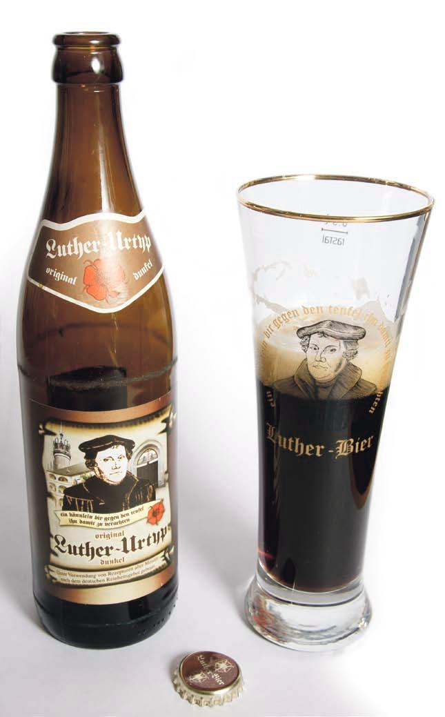 Lutherista kertoo myös Luther Urtyp -olut, jota valmistetaan Wittenbergissä.