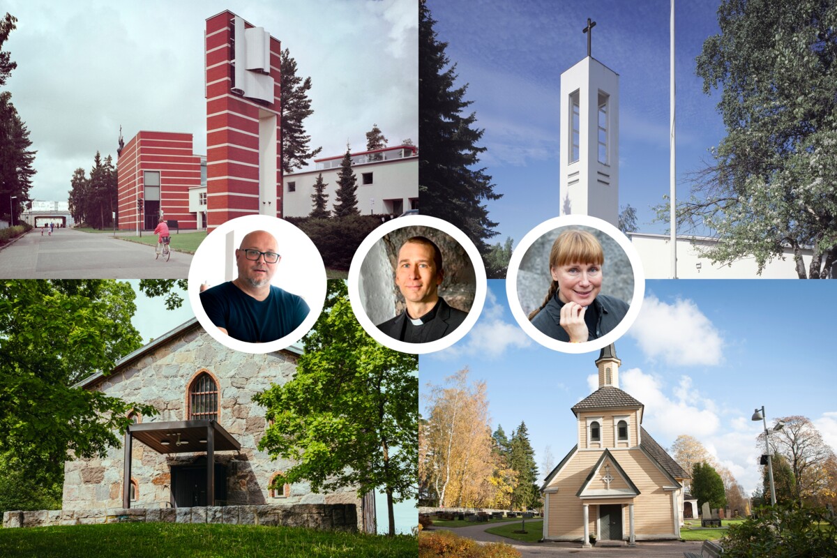 Jarmo Karjalainen, Mikko Alava ja Anna Poutiainen hakevat Mikaelin seurakunnan kirkkoherraksi. Sen tiloja ovat muun muassa Mikaelinkirkko, Vartiokylän kirkko, Puotilan kappeli ja Östersundomin kirkko.