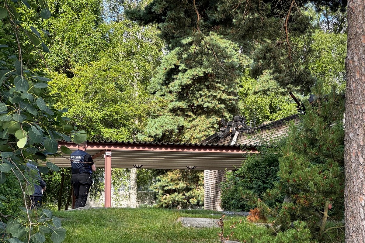 Poliisi epäilee Munkkivuoren kirkon lisärakennuksen tulipaloa tahallaan sytytetyksi. Kuva: Mari Aarnio