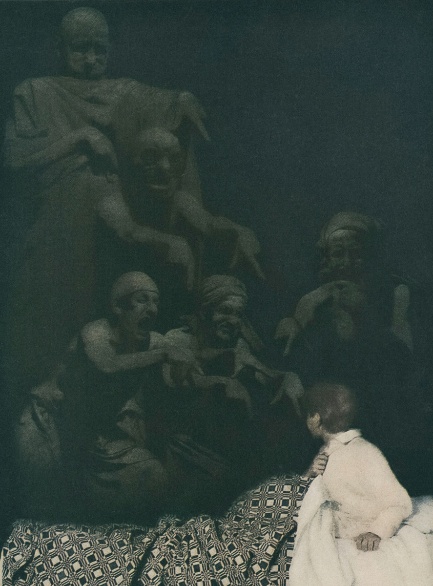 Maxfield Parrishin teos Seein' things vuodelta 1904. Kuva: The New York Public Library / Unsplash