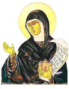 Hildegard näyttää hyvän elämän mallia.