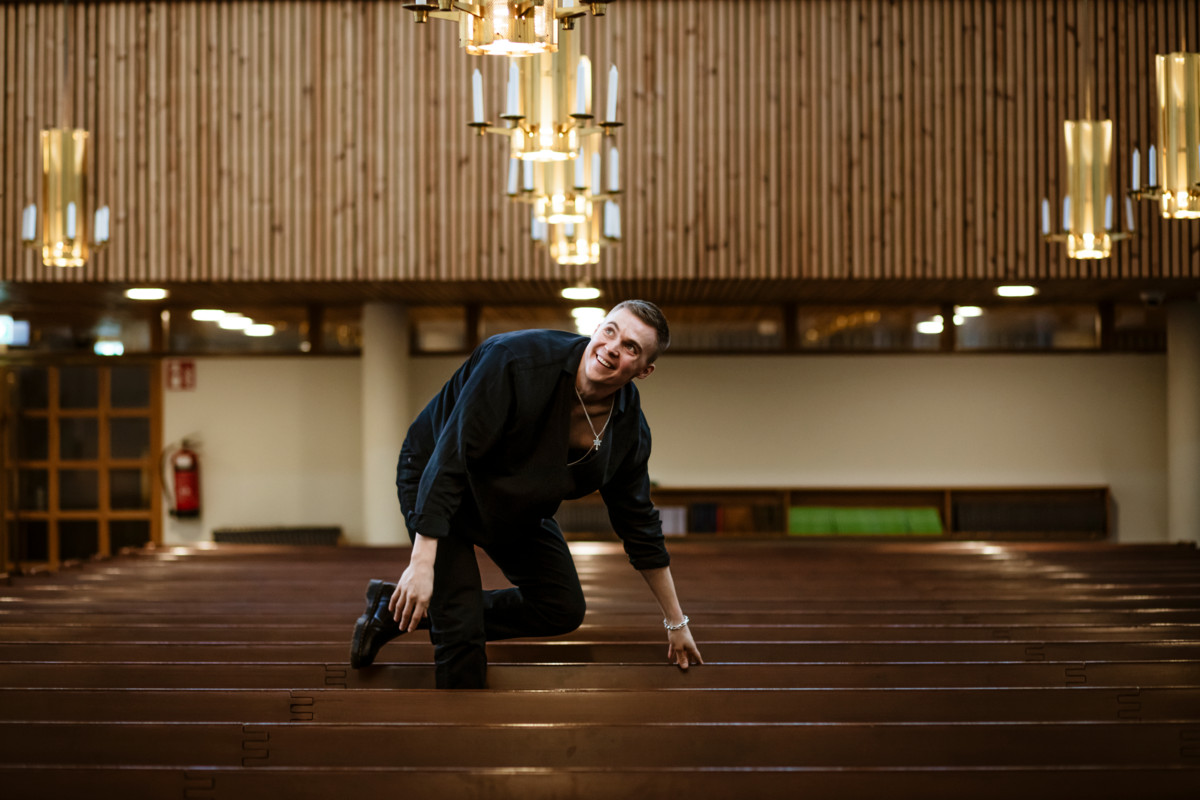 Kirkot ovat Elias Kaskiselle tuttuja paikkoja lapsuudesta. 