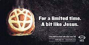 Pentagrammipulla suututti kristityt.