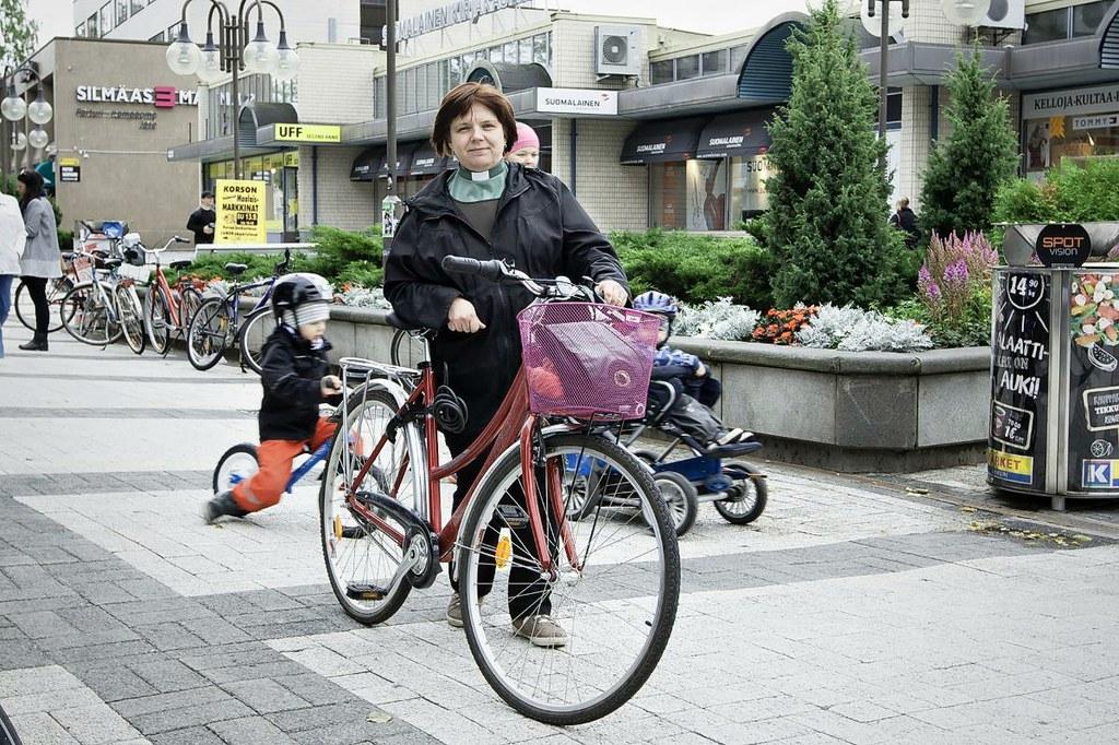 Anita Salonen Tikkuraitilla vuonna 2015. Kuva: Saara Vuorjoki