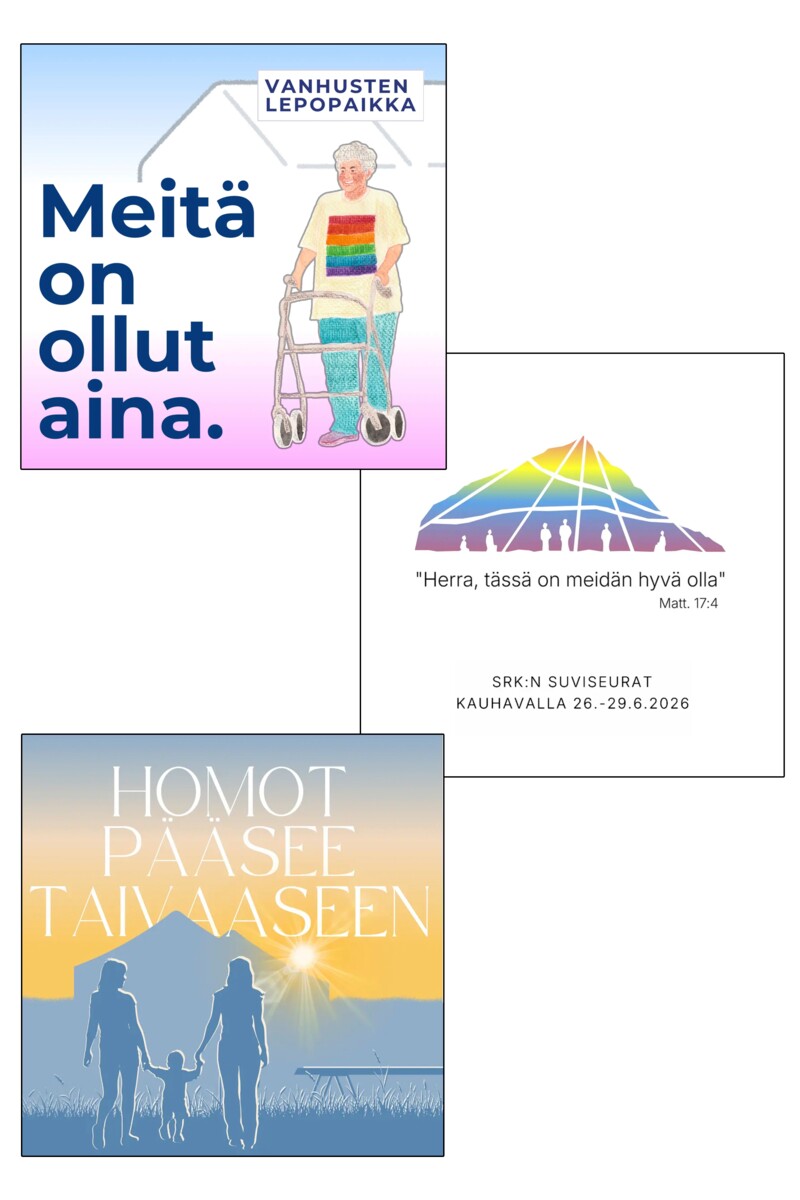 Muutamia tänä vuonna jaettavista tarroista.