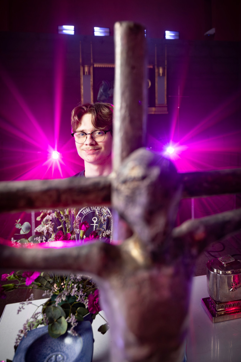 Jerry Aalto asuu Oulunkylän seurakunnan alueella, mutta käy Agricolamessussa joka viikko.