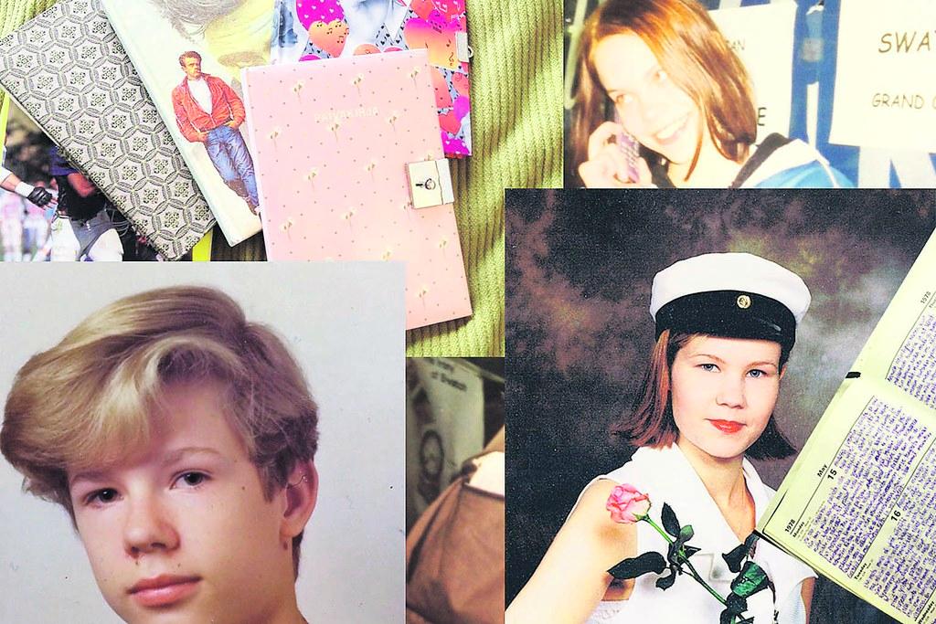 Nuoruuden angstia. Moni meistä on vuodattanut aikoinaan päiväkirjalle ihastuksistaan ja ongelmistaan tyylillä, joka nyt nolottaa ja naurattaa. Kuva: Laura Gottleben