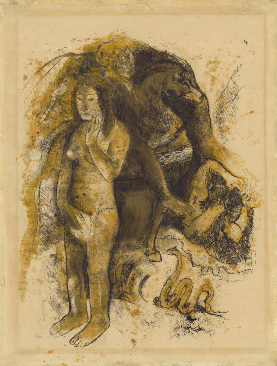 Paul Gauguinin teos Eve (The Nightmare) ajalta 1899–1900. Kuva: The J. Paul Getty Museum / Wikimedia commons