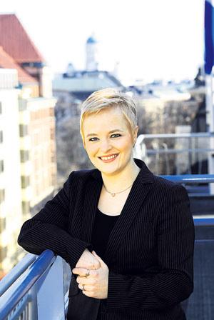 Piia-Noora Kauppi siirtyi tämän vuoden alussa Finanssialan Keskusliiton toimitusjohtajaksi. Kuva: Nina Dodd