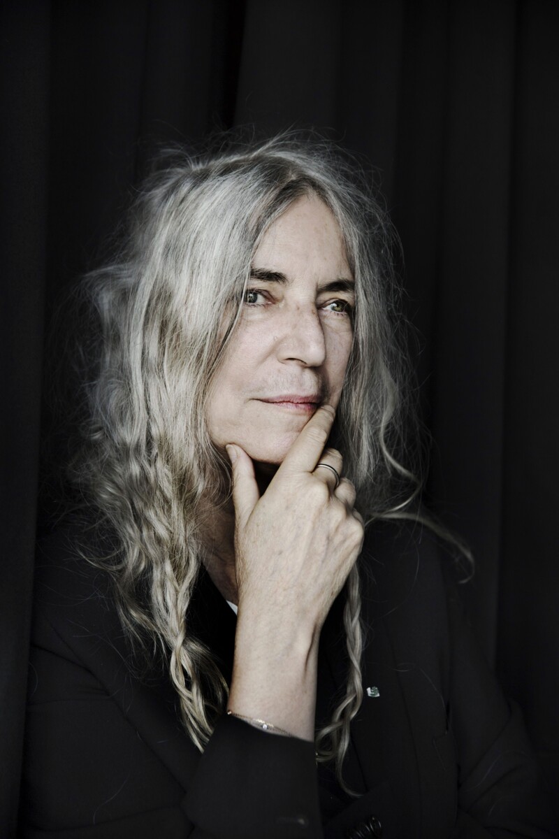 Patti Smith täyttää joulukuussa 80 vuotta. Viime vuonna tuli kuluneeksi 50 vuotta hänen Horses-esikoisalbuminsa julkaisusta. Kuva: Nicklas Thegeström / TT / Lehtikuva