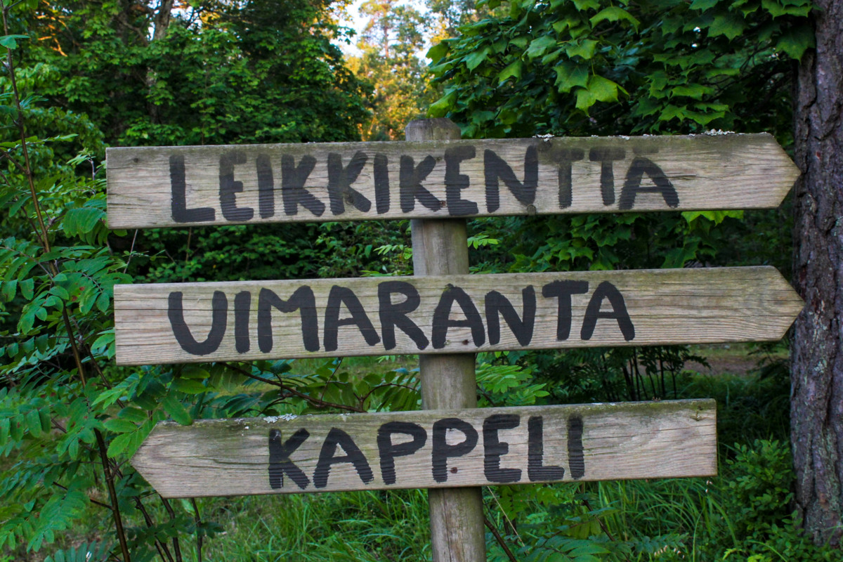 Mustasaaressa kaikki löytyy läheltä. Kuva: Pinja Jalkanen