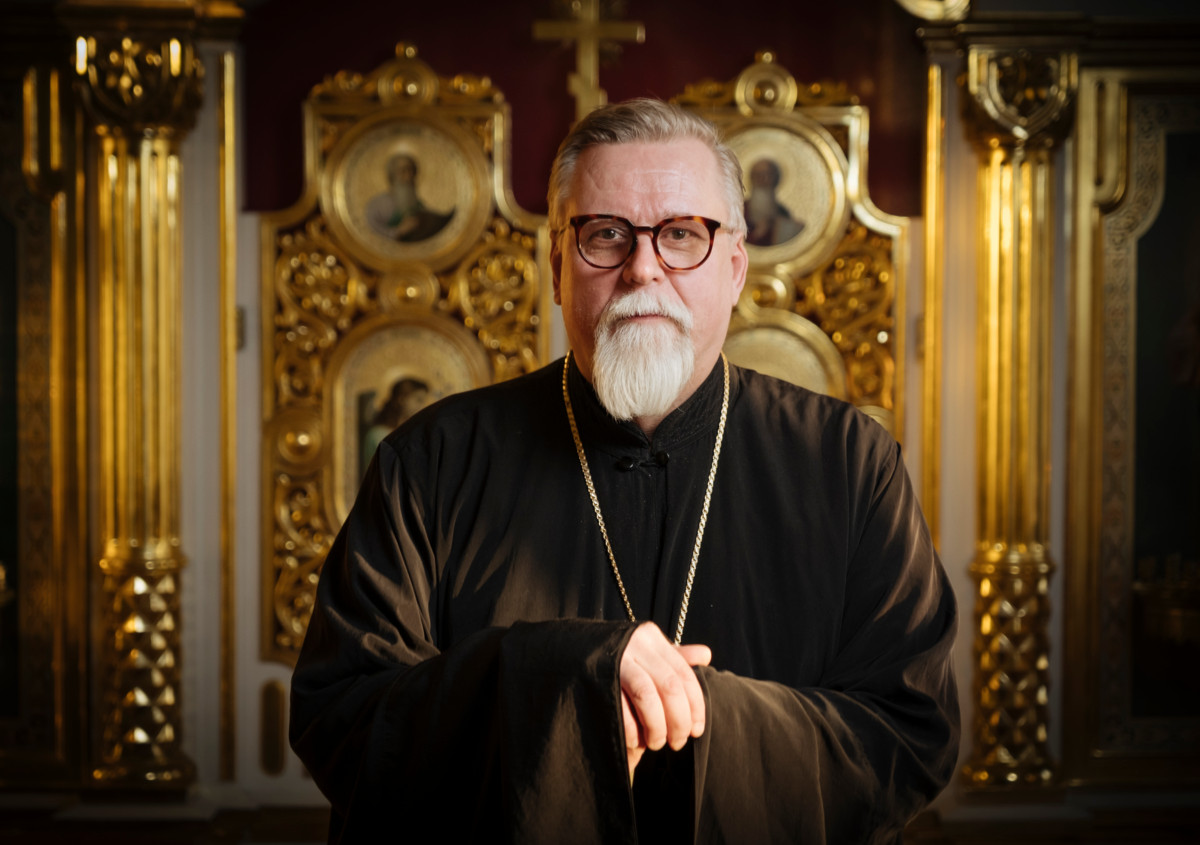 Arkkipiispa Elian mukaan miehen ja naisen välinen avioliitto on maailmanlaajassa ortodoksisessa kirkossa sakramentti, jota mikään yksittäinen kirkko ei itsenäisesti voi muuttaa. Kuva: Antti Rintala