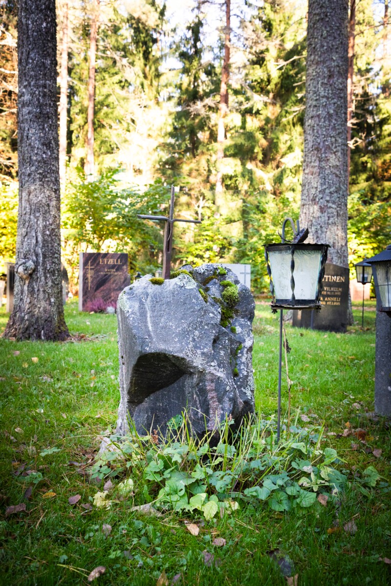 Kellonummen hautausmaa Espoossa lokakuussa 2026.