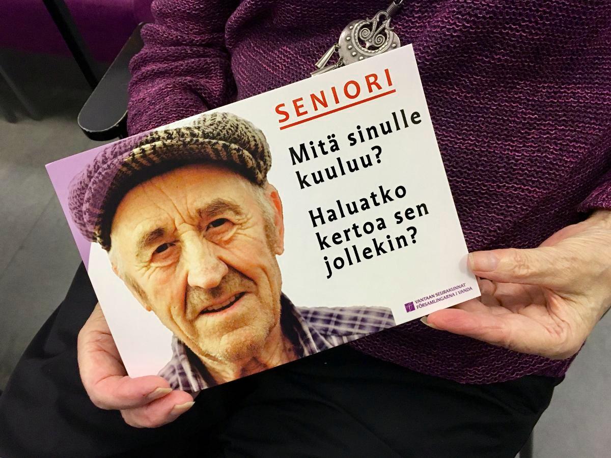 Vantaan seurakunnat etsivät yksin jääneitä vanhuksia postikorttikampanjalla.