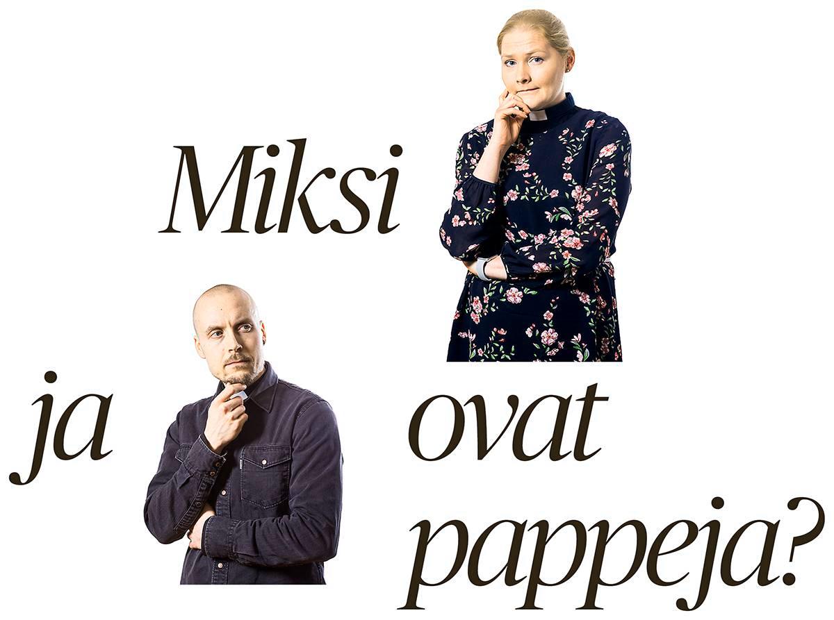 Kirkko ja kaupunki kysyi Heidi Zittingiltä ja Lauri Kemppaiselta miten heistä tuli pappeja.