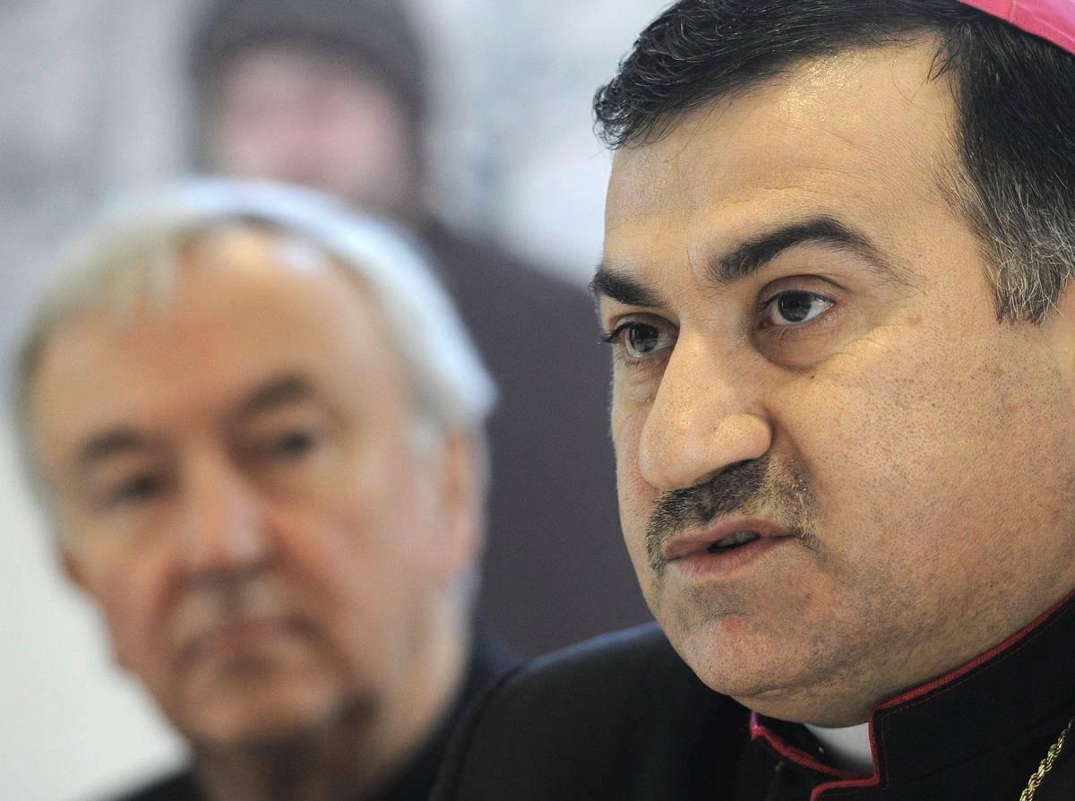 Vaikka Isis on kukistettu, syrjivät asenteet kristittyjä kohtaan eivät arkkipiispa Bashar Wardan mukaan ole kadonneet. Kuva: Carl Court / AFP / Lehtikuva