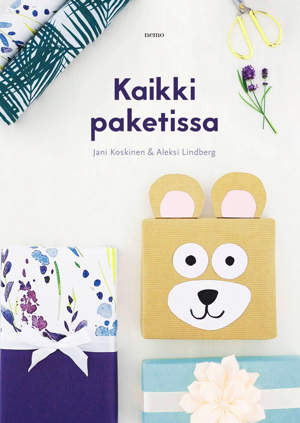  Jani Koskinen ja Aleksi Lindberg ovat koonneet paketointivinkeistään kirjan Kaikki paketissa (Nemo 2017).