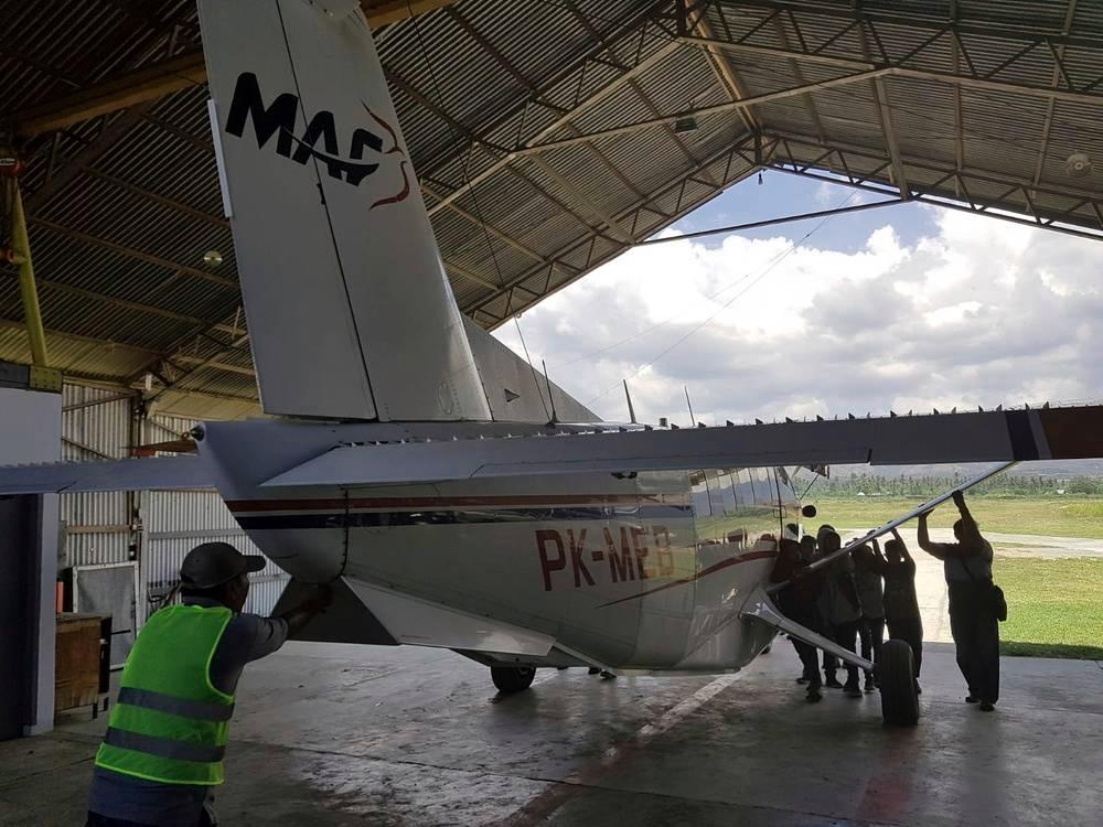 MAF käyttää Sulawesin alueen avustuslennoilla Kodiak 100 -lentokonetta.