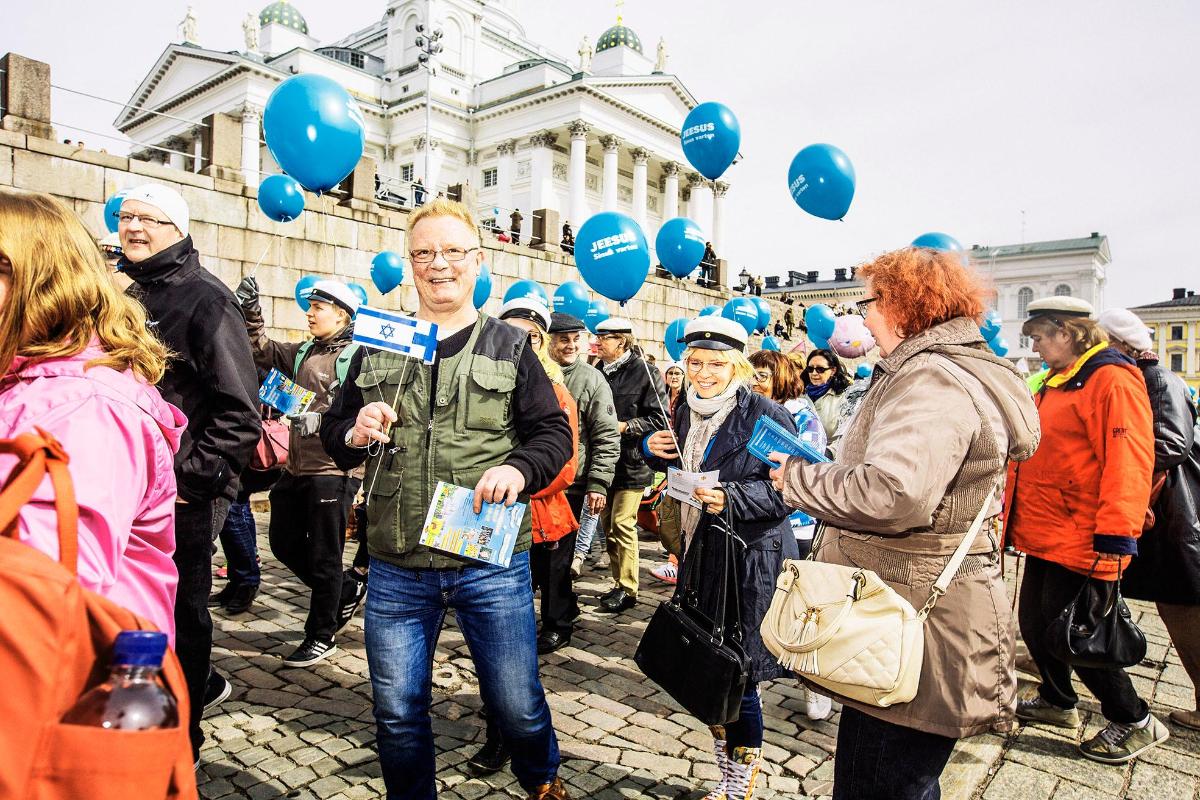 Vapputapahtuma kokosi vapaiden suuntien kristittyjä ja evankelisluterilaisia.