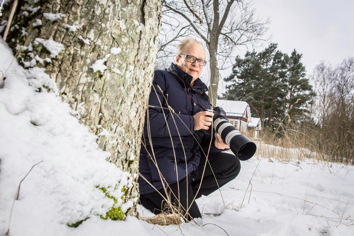 Antti Koli näki Skatan tilalla Vuosaaressa viime vuonna pari–kolme kyytä. Vuotta aiemmin hän havaitsi kymmenkunta käärmettä.
