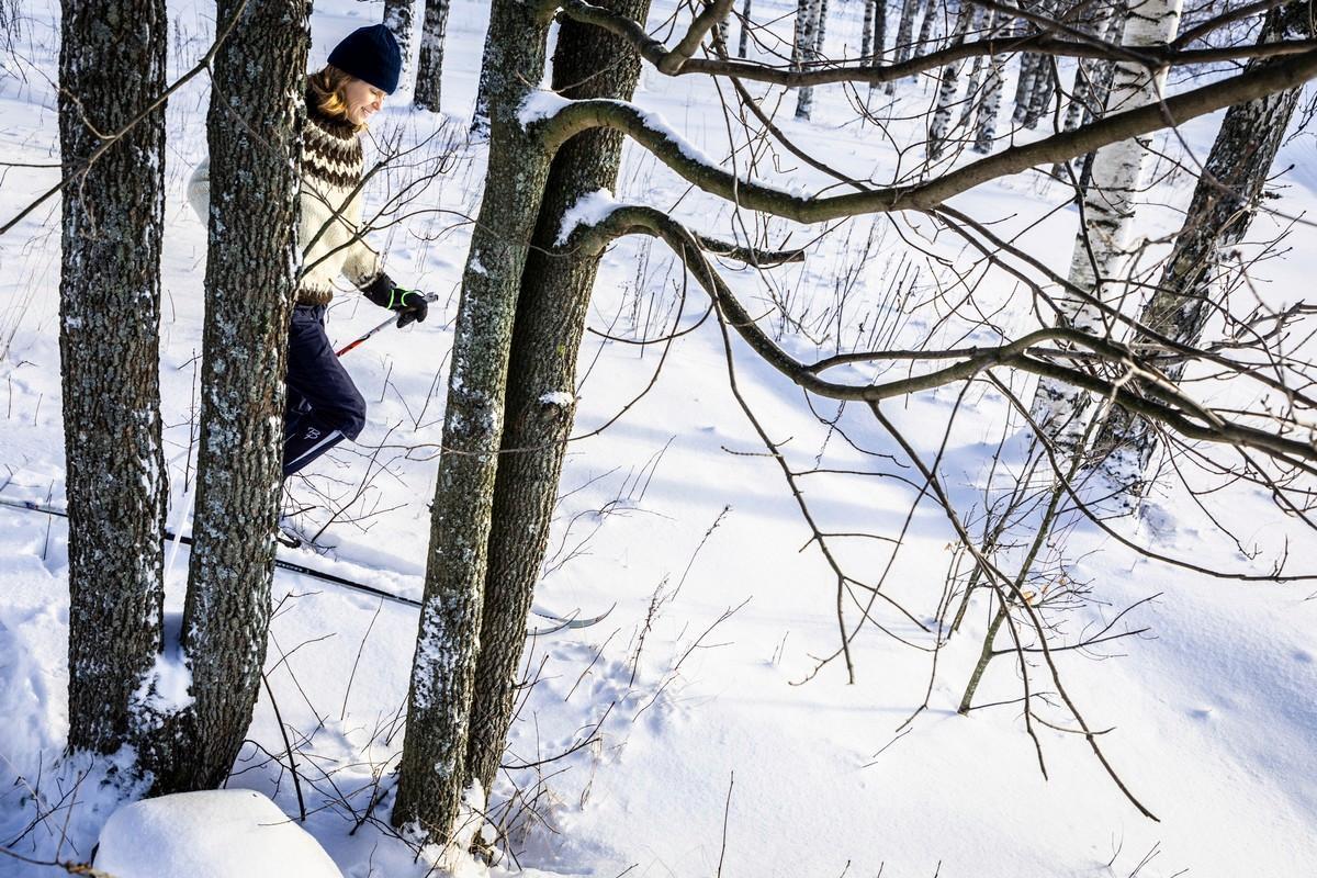 Satu Kalajainen pääsee hiihtäessään flow-tilaan, joka muistuttaa meditaatiota.