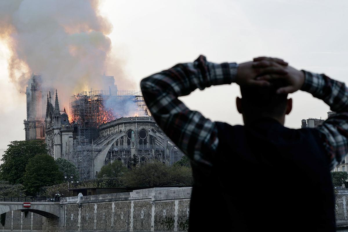 Notre Damen kirkon palo sai luultavasti alkunsa korjaustöistä.