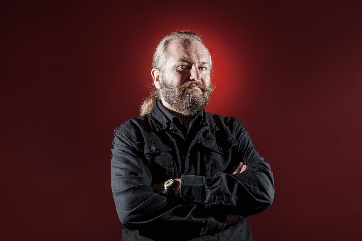 Mikko Saari on muun muassa ollut järjestämässä Metallimessua. Kuva: Sirpa Päivinen