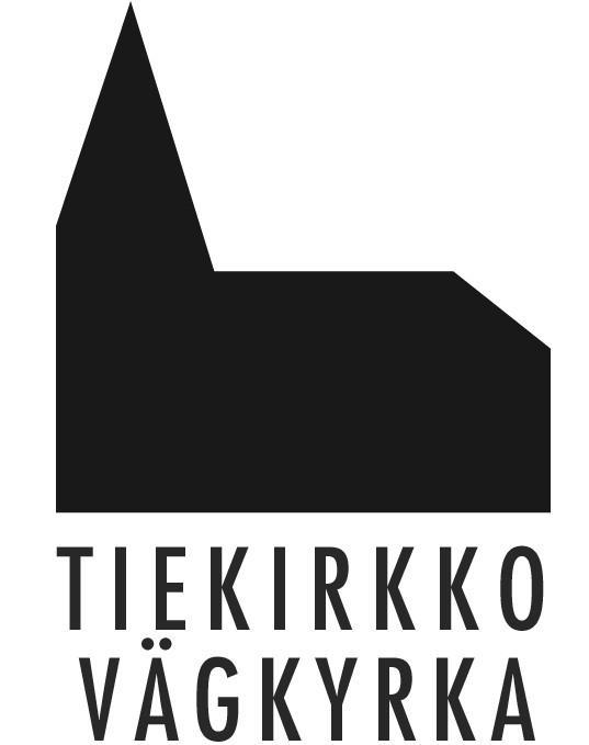 Tiekirkkoon opastavasssa liikennemerkissä on kuvattuna kirkko ja esimerkiksi sen aukioloajat.