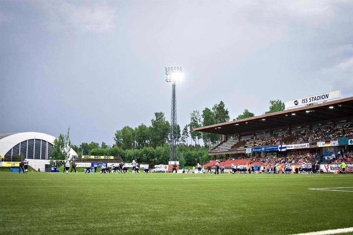 Myyrmäen jalkapallostadionilla pidetään ensi kesänä herättäjäjuhlat. Kuva: Vantaan kaupunki