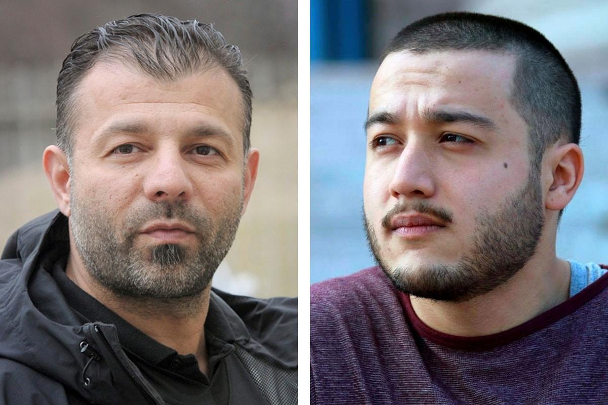 Syyttäjän mukaan Anter Yaşan (oik.) Facebook-kirjoittelu on tuottanut vahinkoa Rami Adhamille.