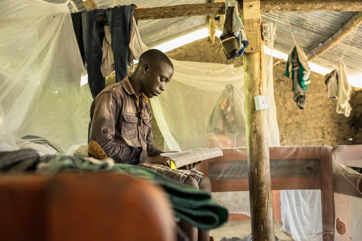 Shaban Chance, 16, toivoo paitsi mahdollisuutta opiskella, myös rauhaa Afrikkaan.