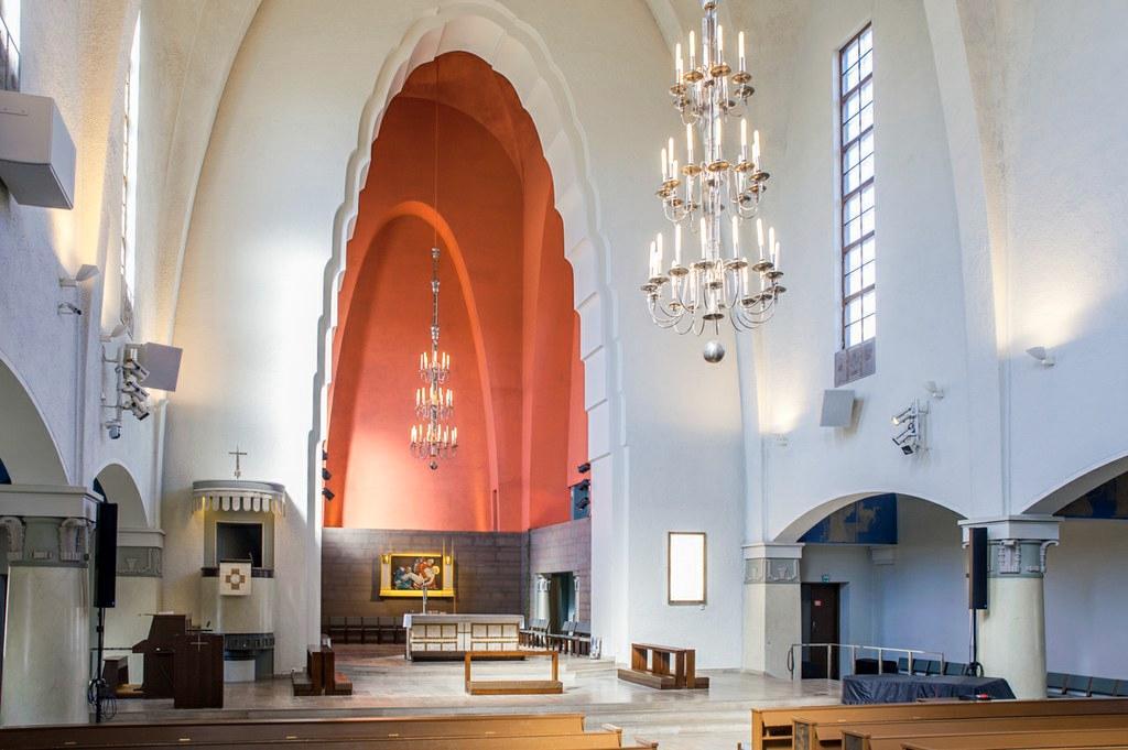 Luther Plus -tapahtumaa vietetään 11.10. Agricolan kirkolla. Kuva: Helsingin seurakunnat
