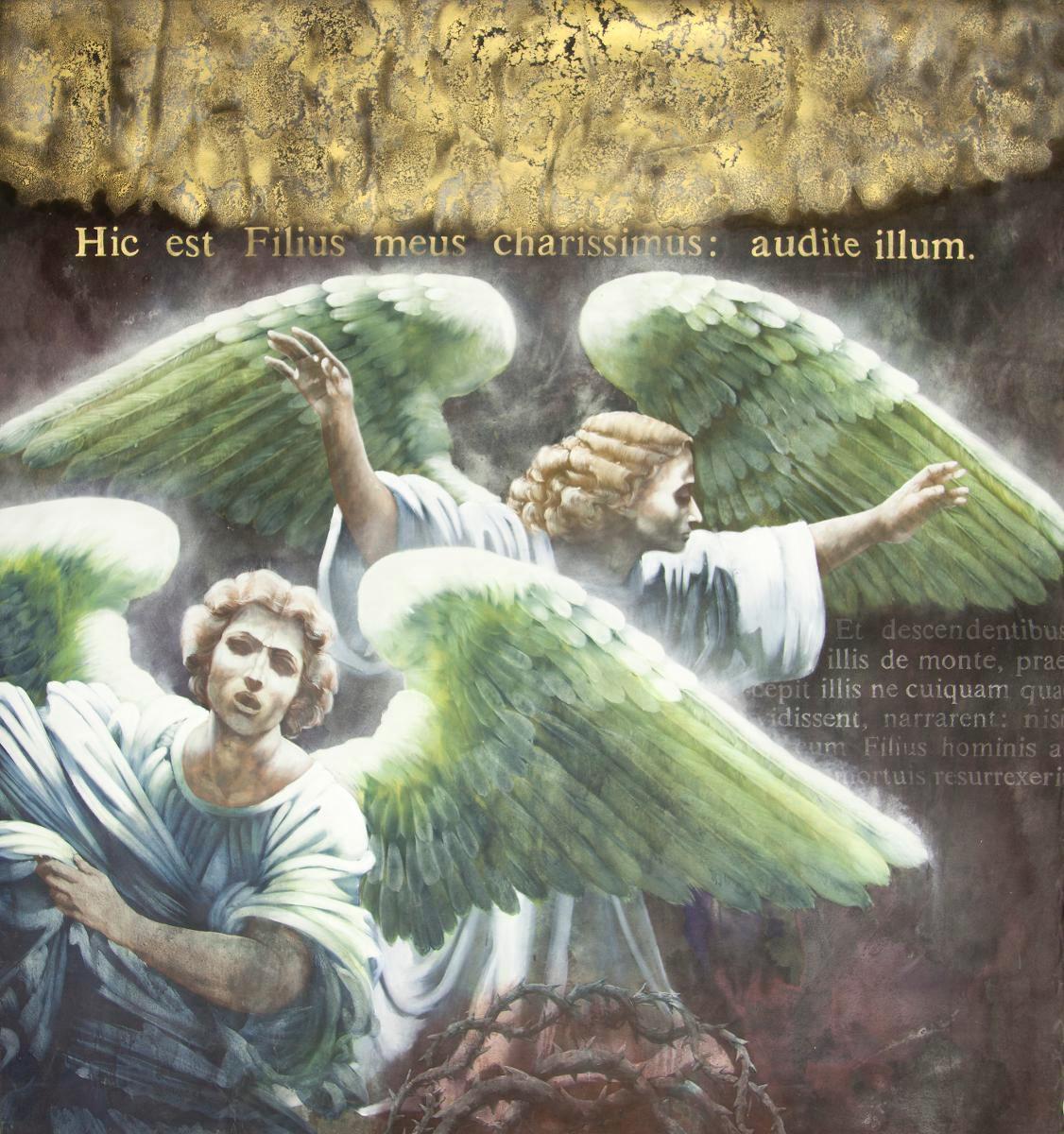 Jean Prachinettin teos Kristuksen kirkastuminen II vuodelta 2003. Kuva: Tiina Rekola / Lahden museot