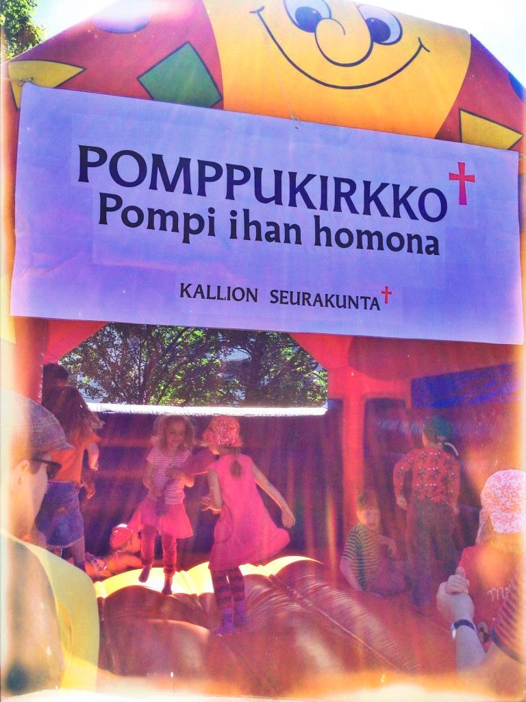 Pomppukirkko keräsi positiivista palautetta. Kuva: Kallion seurakunta.