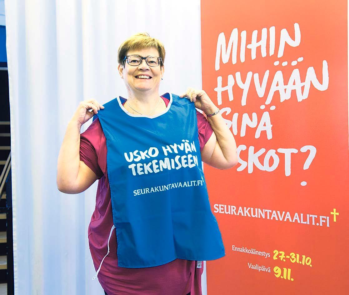 Korsossa vaaliasioita hoitaa ­hallintosihteeri Anne Pircklén.