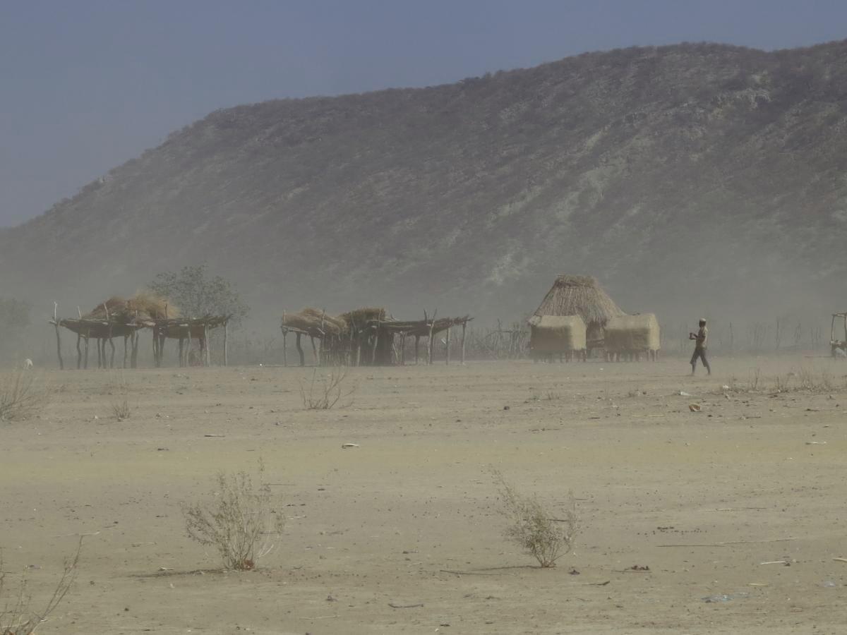 Namibiassa kärsitään ilmastonmuutoksen aiheuttamasta kuivuudesta.