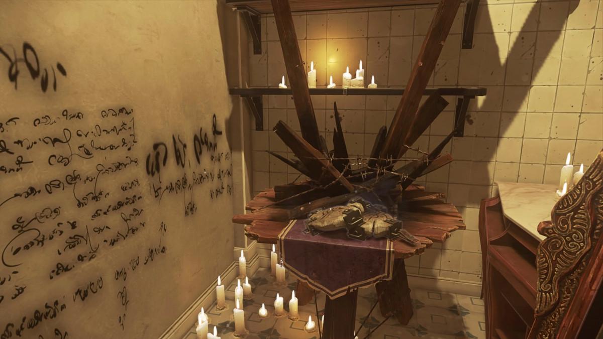 Dishonored -sarjassa yksi osapuoli on kansalaisia sortava valtiokirkko. Pelihahmoilla on omia kontakteja yliluonnolliseen, ja maailmasta löytyy erilaisia alttareita. 