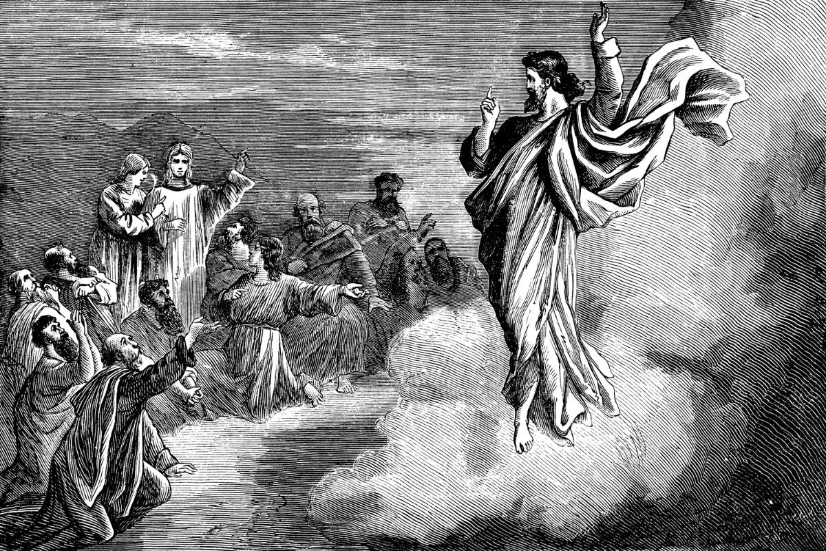Helatorstaina Jeesus ottaa Öljymäeltä rakettilähdön.