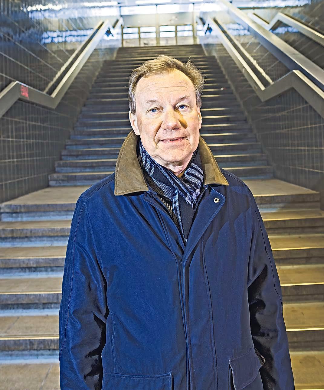 Olli-Pekka Poutanen jäi reilu vuosi sitten eläkkeelle Helsingin kaupungin liikennesuunnittelupäällikön tehtävistä. 