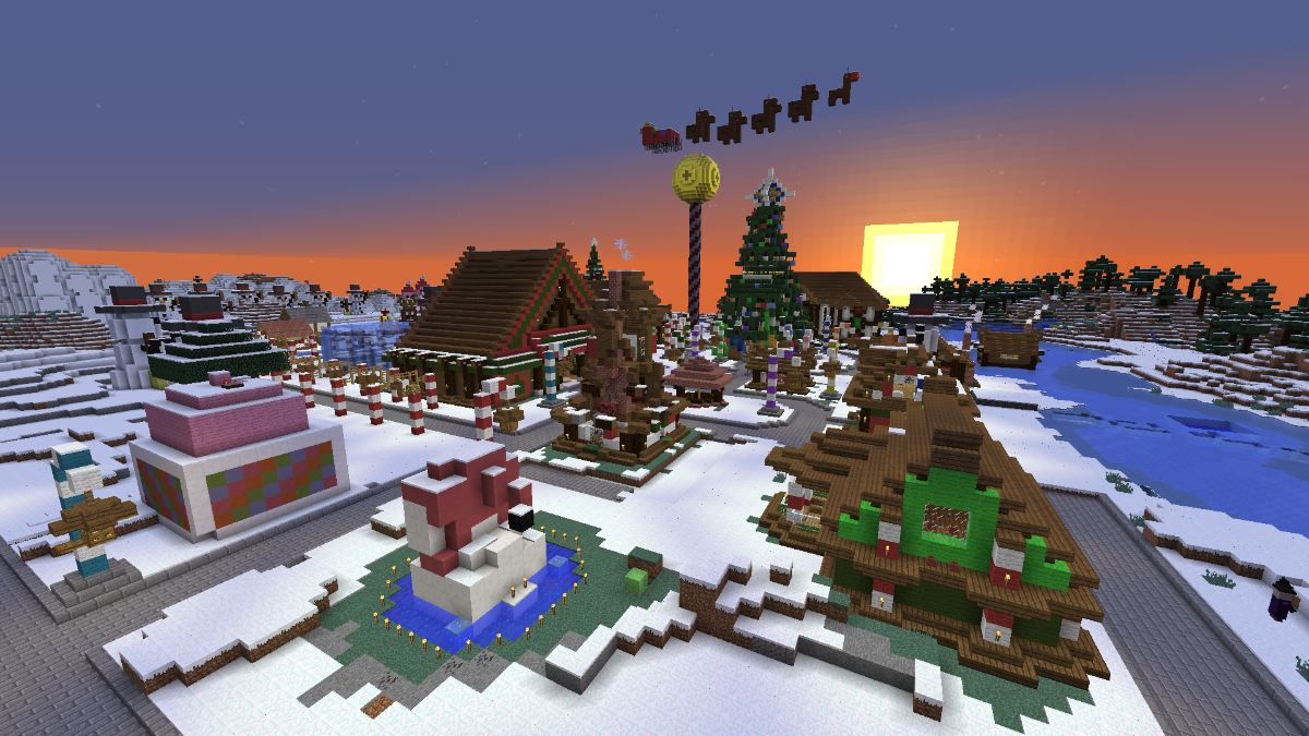 Joulumaaksi nimetty kylä rakennettiin joulua odotellen.