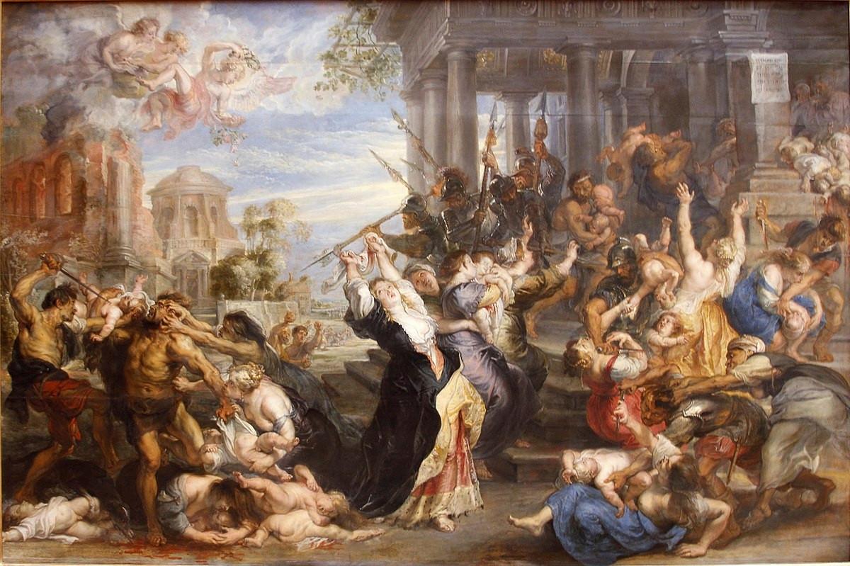 Viattomien joukkomurha, Peter Paul Rubensin teos 1600-luvun alusta.